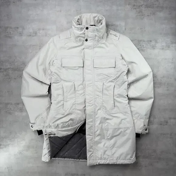 Y2K White Oakley Road Fuel Ski Snow Jacket - Picture 1 of 8